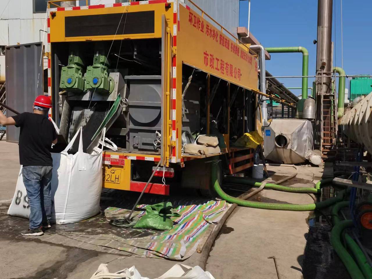 韶关淤泥压干处理